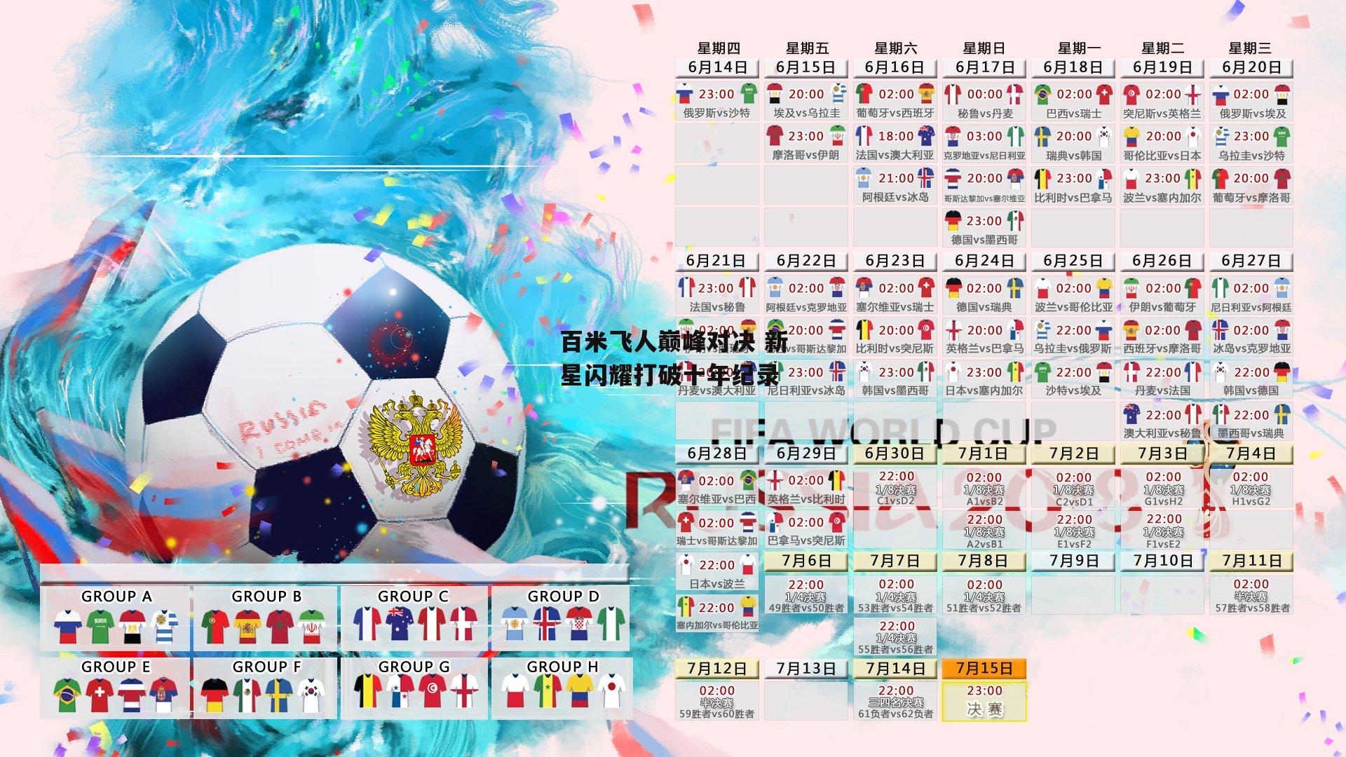 百米飞人巅峰对决 新星闪耀打破十年纪录